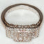 925 Silver Cubic Zirconia Cluster Ring - Size 6