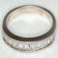 925 Silver Channel-Set Baguette CZ Eternity Band - Size 7
