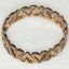 925 Silver Continuous Heart Band Ring - Size 8