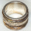 925 Silver Quintuple Spin Ring - Size 6.5
