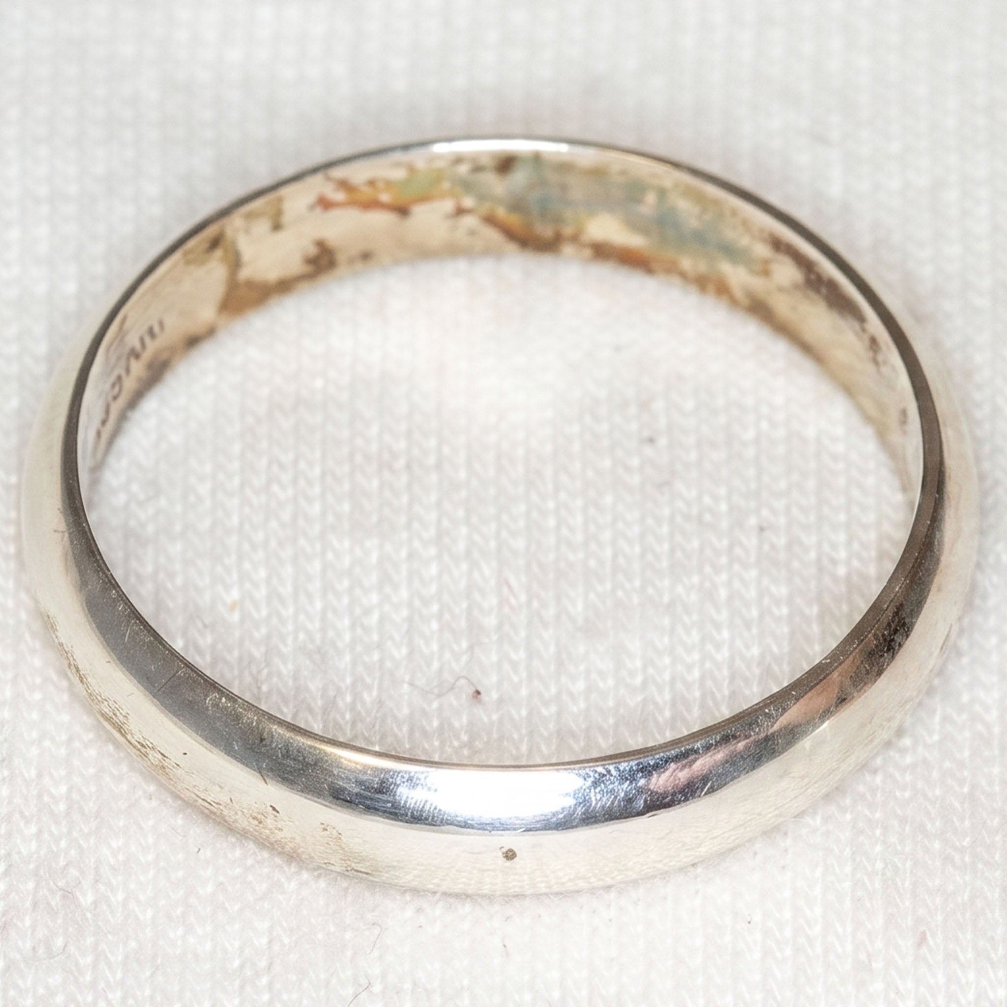 925 Silver Band Ring - 4mm Wide - Size 9 Main image